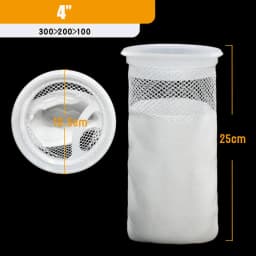 Mesh Micro Nylon(NMO)Filter Bags Fish Marine Sump Felt Pre Filter Sock Bag Corrosion Resistance Aquarium Accessories