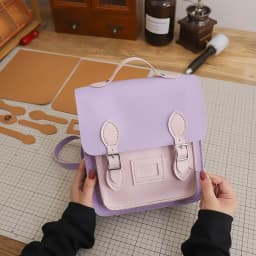 Retro Handmade Backpack Messenger Bag Hand Stitching Sew DIY Material Customized Cambridge Woven Bag Large Capacity