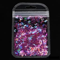 English Letters Glitter Sequins Flakes Resin UV Epoxy Mold Fillings Nail Art Decorations DIY Crafts Jewelry Making Accessories