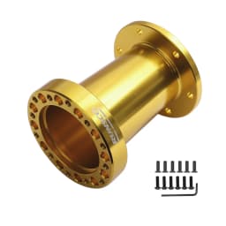 Steering Wheel Hub Spacer Kit 51MM 76MM 101MM Steering Wheel Hub Boss Kit Adapter Spacer Black/Golden