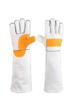 Anti-bite Safety Gloves For Dog Cat Reptile Glove Long Leather Pets Grasping Biting Protective Glove Gardening Work Train Gloves