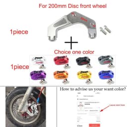 Motorcycle Brake Caliper Front Rear Disc Brake Master Cylinder adapter 220 200mm for Yamaha Kawasaki  Radial Mount Caliper