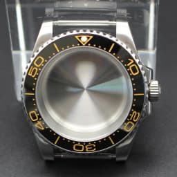 40mm Cases Men's Watch Ceramic Bezel Sapphire Glass Fit NH35 NH36 ETA 2824 Miyota 8215 Movement 28.5mm Dial Submariner Parts