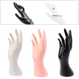 Mannequin Hand Finger Glove Ring Watch Bracelet Bangle Jewelry Display Stand Holder Plastic Support