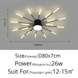 QIYIMEI Modern Ceiling Lights LED Luster Indoor Lighting For Bedroom Hall Living Kids Room Acrylic Lamps Fixture Frame 175-260V