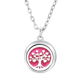 Fashion Aromatherapy Diffuser Star Moon Necklace Stainless Steel High Quality Heart-Shaped Essential Oil Lockets Pendant Jewelry