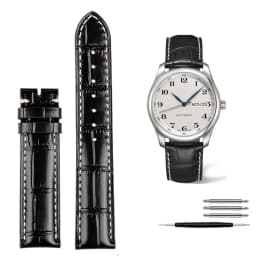 Genuine Leather Watchband Watch Strap For Longines L2 L3 L4 Masters COLLECTION Watch Belt Bracelet Cowhide Strap 19mm 20mm 21mm
