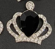 NEW 10Pcs Silver/Gold 22*30MM Alloy Crown Diamond DIY Jewelry Accessories For Rhinestone Handmade Wedding Decoration