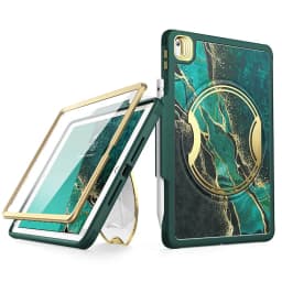 CLAYCO Nebula Case For iPad 10.2 Case (2021/2020/2019) With Built-in Screen Protector Full Body Heavy Duty Protective Case