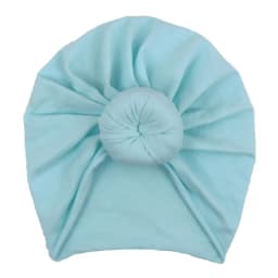 Solid Cotton Donuts Baby Boy Girls Cap Hat 0-4T Sweet Newborn Skullies Beanies Soft Turban India Topknot Headwraps Accessories