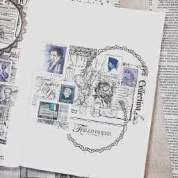 DIY stickers vintage black and white base sulfuric acid paper stickers scrapbooking album journal happy plan decoration stickers