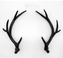 Black Pair Simulation Antlers Headwear Headband Artificial Deer DIY Accessories For Holiday Party Prop Birthday Christmas