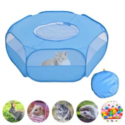 Portable Pet Tent Breathable Pet Cage Tent Small Animal Play Pen Indoor For Bunny/ Ferret/ Chinchilla/ Cat
