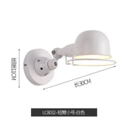 Red Loft Style Retro LED Wall Light Fixtures Adjustable Swing Arm Lamp Industrial Vintage Wall Sconce Arandela Home Lighting
