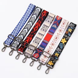 O Bag DIY Bag Strap for Women Shoulder Bag Hanger Colored Belt Bag Accessories Adjustable Rainbow Handbag Strap Chain Decorative
