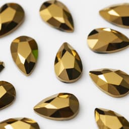 5x8mm 100pcs Flatback Colorful Drop Nail Rhinestones For Nails Art Crystal Glass Stone Manicure 3D Shiny Garment Decorations