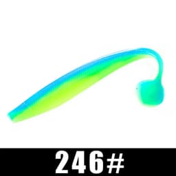 9/12/16cm Soft Fishing Lure Wobblers Artificial Silicone Bait T-Tail Worm Jig Easy Shiner For Pike Bass
