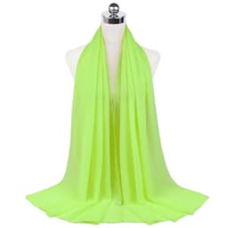 New Premium Plain Chiffon Scarf Muslim Hijab Instant Shawl Soft Ball Bubble Chiffon Head Wraps Islamic Lady Women Hijabs