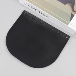 New Shoulder Bag Flap Cover With Holes Replacement for Women Handbag Knitting Sewing Bag DIY PU Leather Bag Accessories 3 Colors