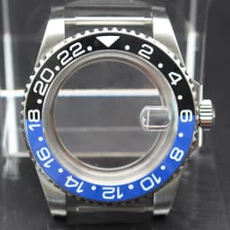 40mm Cases Men's Watch Ceramic Bezel Sapphire Glass Fit NH35 NH36 ETA 2824 Miyota 8215 Movement 28.5mm Dial Submariner Parts