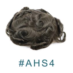Ash Blonde Grey Men's Capillary Prosthesis Natural Hairline Men Toupee Human Hair 0.04-0.05mm Super Thin Skin Replacement System