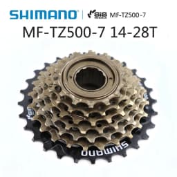 SHIMANO MF TZ500 6 Speed 7 Speed Bicycle Freewheel 14-28T 14-34T Sprocket MTB Road Folding Bike Cycling Parts