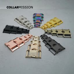 1pc Metal Colorful Side Release Curved Buckles Durable Plated Buckle 10mm, 15mm, 20mm, 25mm Dog Collar Paracord DIY Accessories