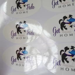 White or Transparent PVC/PP/PET/VINYL Waterproof/UV Resistant Labels, Customized Sticker For Glass/Plastic Bottle