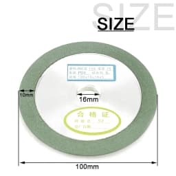 Diamond Grinding Wheel 100mm/125mm/150mm Circle Cutting Discs Grit 150-400 For Tungsten Steel Milling Cutter Sharpener Grinder