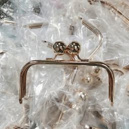 16cm Metal Purse Frame Big Ball Lock Bag Hook No Screw Chain Bag DIY Parts Handcraft Bag Hardware Accessories High Quality