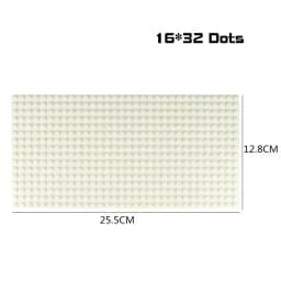 Baseplate 32x32 16X32 Dots Classic Brick Plate Building Blocks DIY Constructor Parts Baseplates Compatible Brands City Friends