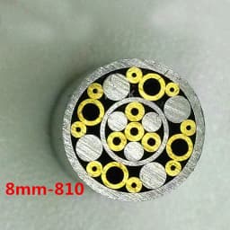 8mm Mosaic Pin Rivets for Knife Handle Screw Decorate 21 Kinds Design Exquisite Style Length 9cm