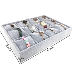 4/8/12 Grids Watch Display Stand Bracelet Holder Organizer Watches Storage Jewelry Pillow Holder Jewelry Display Tray