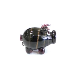 Different Styles Murano Glass Pig Mini Figurines Cute Tiny Animal Craft Ornaments Home Table Fairy Garden Room Kawaii Decoration