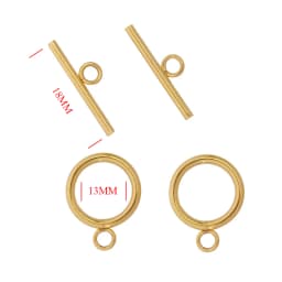 5Pair/Lot Stainless Steel OT Clasp Connector Toggle Clasp For DIY Necklace Bracelet Making Jewelry Findings Accessory Wholesale