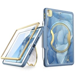 CLAYCO Nebula Case For iPad 10.2 Case (2021/2020/2019) With Built-in Screen Protector Full Body Heavy Duty Protective Case