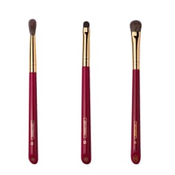 CHICHODO Makeup Brush-Luxurious Red Rose series-Selected Natural Animal Hair EyeBrushes Set-Professional Eye Make Up Brush Tools