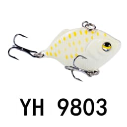 1 PCS Metal VIB Blade Glow Cicada Lure 4.5cm/8.5g Sinking Tail Spinner Baits Bibe For Bass Pike Perch Fishing