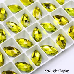 Horse EyeSewing Gems AB Flatback Rhinestones Glitter Sew On Crystals Stones Navette K5 Glass Strass For DIY Clothes Crafts