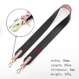 Bag Straps Cow Genuine Leather Belt Shoulder Bag Wide Strap Handbag Handle Replacement Strap Accessory Customized Bag Part Belt