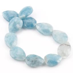Natural Faceted Water Drop Stone Beads Jades Lapis Lazuli Quartz Beads for Jewelry Making DIY Bracelet Accessories 11pcs 18x13mm