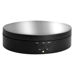 High Power Electric Rotating Mirror Jewelry Display Stand Base Jewelry Organizer Turntable Jewellery Packaging Display Jewelry