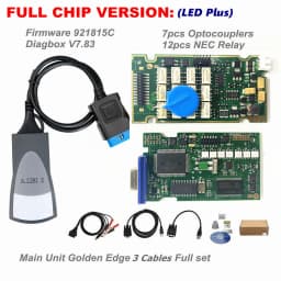 EU Stock Professional Diagnostic Full Chip Lexia3 PP2000 OBD2 Diagbox V9.91 Firmware 921815C For Citroen&Peugeot Lexia 3 V48/V25