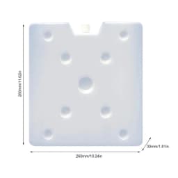 1100ml-2000ml Cool Cooler Freezer Recyclable White Fresh Keeping Slim Ice Pack Safe And Durable Keep Food Fresh For Picnics 1pcs