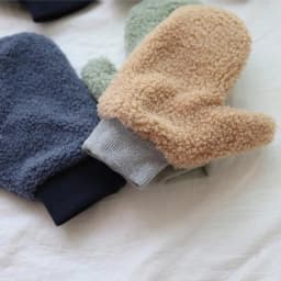 Winter Lamb Wool Halter Neck Full Finger Warm Mittens Korean Female Double Layer Plush Thicken Windproof Cycling Gloves H36