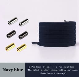 Flat No Tie Shoe laces Black White Shoelaces for Sneakers Elastic Laces without ties Kids Adult Quick lace for Shoes Rubber Band