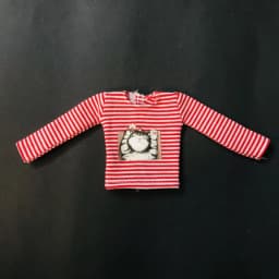 NEW Cute Blyth Dolls’ Clothes Long Sleeve Stripe T-shirt for Blyth 1/6 Dolls Accessories