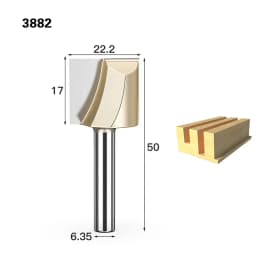 HUHAO 1pc 1/2 1/4 Shank Cleaning Bottom Engraving Slab Surfacing Flattening Router Bit Woodworking Tool CNC Cutter 6-50mm