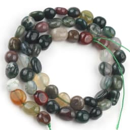 5-7mm Natural Stone Beads Citrines Amazonite Apatite Opal Irregular Loose Gems Beads for Jewelry Making Bulk DIY Bracelet 15''