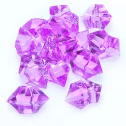 20pcs Acrylic Crystal Gem Stone Crushed Ice Rocks Aquarium Colorful Stone Fish Tank Vase Landscaping Decoration